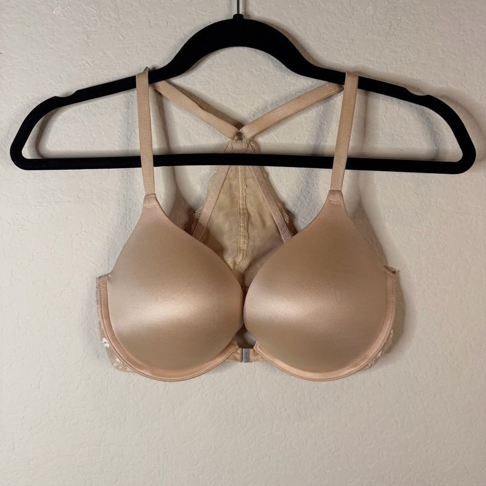 PINK Victoria's Secret Nude Racerback Bra 34D